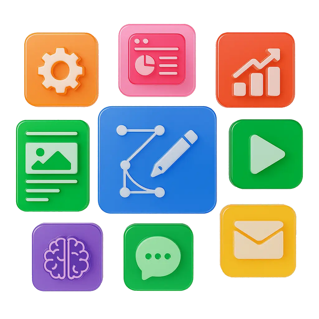 Diseño gráfico ilimitado, sitios web, logos, marketing, auditorias de marca para tu negocio o agencia