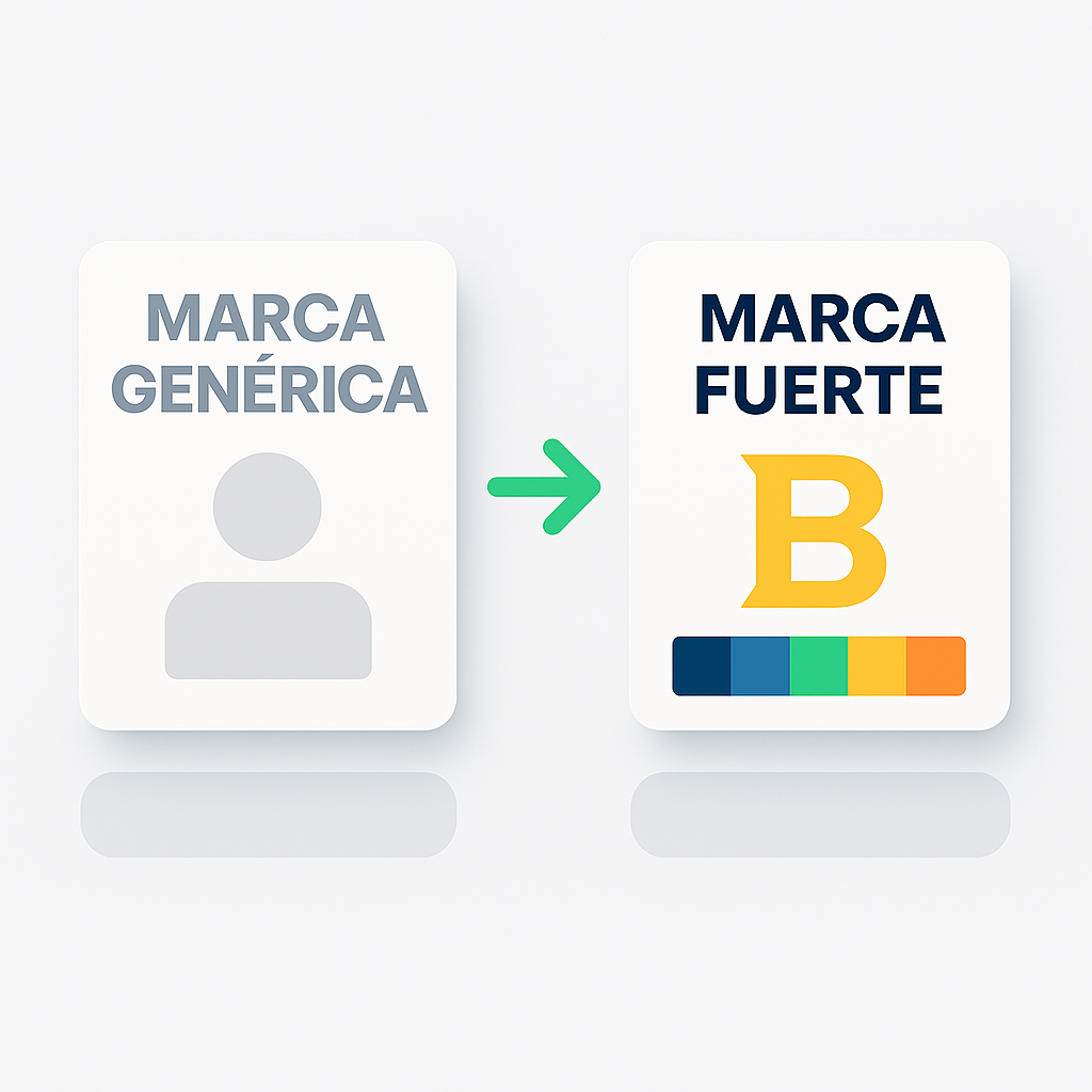 Marca Genérica vs Marca Fuerte