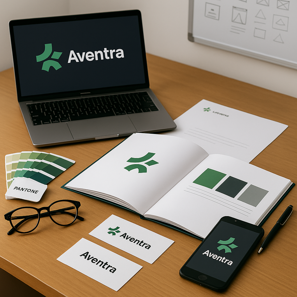 Materiales de Identidad de Marca y branding en Escritorio