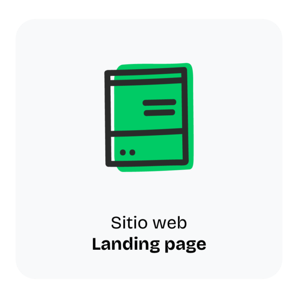 Sitio web one page personalizado