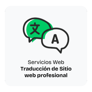 Traducción de sitio web profesional